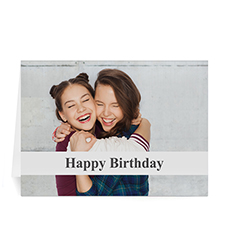 經典白色隨心款生日卡 個性化訂製